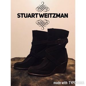 Stuart Weitzman Brown Ankle Boots! Size 9!